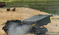 Một hệ thống M270 của quân đội Anh. (Ảnh: Reuters)