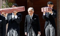 Thượng hoàng Nhật Bản Akihito hồi tháng 3/2019. (Ảnh: Reuters)