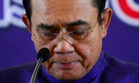 Ông Prayuth Chan-ocha bị đình chỉ chức vụ thủ tướng từ ngày 24/8. (Ảnh: Reuters)