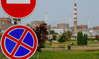 Nhà máy điện hạt nhân Zaporizhzhia hiện do Nga kiểm soát. (Ảnh: Reuters)