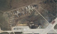 Một ảnh vệ tinh do Planet Labs chụp ngày 10/8 cho thấy thiệt hại của Nga ở Crimea sau khi bị tấn công