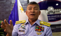 Tư lệnh lực lượng bảo vệ bờ biển Philippines. (Ảnh: Reuters)