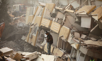 Cảnh tan hoang sau động đất ở Kahramanmaras, Thổ Nhĩ Kỳ ngày 11/2. (Ảnh: Reuters)