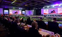 Hội nghị các bộ trưởng tài chính và thống đốc ngân hàng trung ương G20 tại Ấn Độ ngày 25/2. (Ảnh: Reuters)