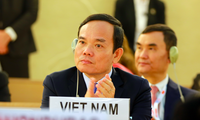 Phó Thủ tướng Trần Lưu Quang dự phiên họp của Hội đồng nhân quyền. (Ảnh: Chinhphu.vn)