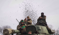 Lính Ukraine gần Bakhmut ngày 7/2