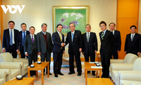 Phó Thủ tướng Chính phủ Trần Hồng Hà đã hội kiến Chủ tịch Hạ viện Hosoda Hiroyuki. (Ảnh: VOV)