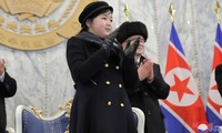 Cô bé Ju Ae, con gái nhà lãnh đạo Triều Tiên Kim Jong Un. (Ảnh: KCNA)