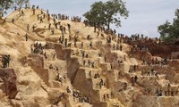Một mỏ vàng ở CH Trung Phi (Ảnh: AP)