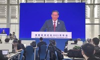 Thủ tướng Trung Quốc Lý Cường phát biểu tại Diễn đàn châu Á Bác Ngao ngày 30/3. (Ảnh: Reuters)