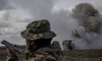 Một hệ thống lựu pháo HIMARS trên chiến trường Ukraine