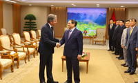 Thủ tướng Phạm Minh Chính tiếp Bộ trưởng Ngoại giao Mỹ Antony Blinken. (Ảnh: Như Ý)