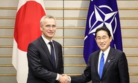 Tổng Thư ký NATO Jens Stoltenberg gặp Thủ tướng Nhật Bản Fumio Kishida trong chuyến thăm Nhật Bản đầu năm 2023