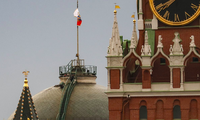 Một phần mái Điện Kremlin. (Ảnh: Shutterstock)