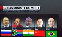 Ngoại trưởng và thứ trưởng ngoại giao các thành viên BRICS họp ngày 1/6 tại Nam Phi 
