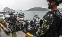 Các thành viên thuộc lực lượng đặc biệt của Hải quân Indonesia. (Ảnh: EPA-EFE)