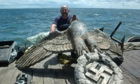 Bức tượng đại bàng bằng đồng của Đức quốc xã được vớt lên từ vùng biển Uruguay năm 2006