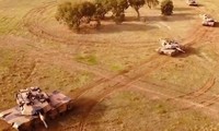 Một cảnh trong video mà Bộ Quốc phòng Ukraine đăng tải để vận động Úc gửi 59 xe tăng M1A1 Abrams