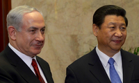 Chủ tịch Trung Quốc Tập Cận Bình và Thủ tướng Israel Benjamin Netanyahu trong cuộc gặp tại Đại lễ đường nhân dân Trung Quốc ở Bắc Kinh năm 2013. (Ảnh: GOP)
