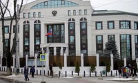 Đại sứ quán Nga tại thủ đô Chisinau của Moldova. (Ảnh: Reuters)