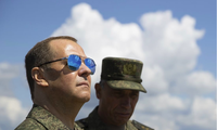 Phó Chủ tịch Hội đồng An ninh Nga Dmitry Medvedev. (Ảnh: AP)