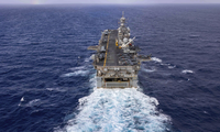 Tàu tấn công đổ bộ USS Bataan của Hải quân Mỹ. (Ảnh: US Navy)