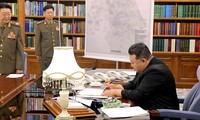 Chủ tịch Triều Tiên Kim Jon Un. (Ảnh: KCNA)