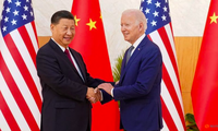 Tổng thống Mỹ Joe Biden và Chủ tịch Trung Quốc Tập Cận Bình trong cuộc gặp bên lề thượng đỉnh G20 ở Indonesia năm 2022. (Ảnh: Reuters)