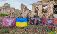 Ukraine tuyên bố vừa giành lại ngôi làng Klishchiivka có tầm quan trọng về chiến thuật. (Ảnh: BQP Ukraine)