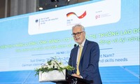 Đại sứ Đức tại Việt Nam Guido Hildner phát biểu tại hội thảo. (Ảnh: ĐSQ Đức)