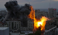 Xung đột bùng nổ giữa Hamas và Israel khiến kế hoạch của Mỹ với Trung Đông trở nên phức tạp. (Ảnh: AP)