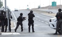 Lực lượng an ninh Israel làm nhiệm vụ tại một chốt ở miền nam nước này ngày 8/10. (Ảnh: Reuters)