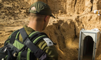 Hệ thống đường hầm phức tạp của Hamas khiến Israel không dễ đối phó. (Ảnh: Bloomberg)
