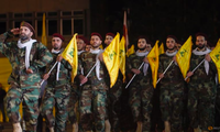 Các thành viên của lực lượng Hezbollah ở Li-băng. (Ảnh: Reuters)