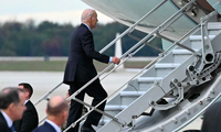 Tổng thống Mỹ Joe Biden đã lên đường đến Israel để thực hiện sứ mệnh ngoại giao phức tạp. (Ảnh: Reuters)