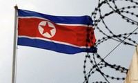 Quốc kỳ của Triều Tiên. (Ảnh: Reuters)