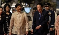 Tổng thống Philippines Ferdinand Marcos Jr và Thủ tướng Nhật Bản Fumio Kishida trong cuộc gặp ngày 2/11. (Ảnh: AsiaTimes)