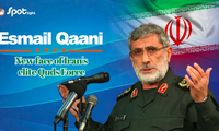 Ông Esmail Qaani, chỉ huy nhóm tinh nhuệ của Lực lượng vệ binh cách mạng Iran. (Ảnh: CGTN)