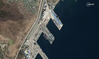Ảnh vệ tinh chụp cảng của đặc khu kinh tế Rason, Triều Tiên. (Ảnh: Planet Labs)