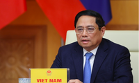 Thủ tướng Phạm Minh Chính phát biểu tại hội nghị. (Ảnh: VGP)