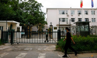 Đại sứ quán Myanmar tại Bắc Kinh. (Ảnh: Reuters)