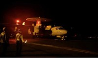 Một chiếc máy bay của liên minh do Mỹ dẫn đầu để đối phó với các cuộc tấn công của Houthi trên Biển đỏ. (Ảnh: QĐ Mỹ)