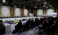 Hội nghị về công thức hoà bình của Ukraine diễn ra tại Davos ngày 14/1. (Ảnh: Reuters)