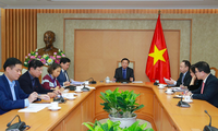 Phó Thủ tướng Trần Hồng Hà tại cuộc điện đàm. (Ảnh: VGP)