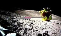 Tàu đổ bộ SLIM của Nhật Bản trên Mặt trăng. (Ảnh: JAXA)