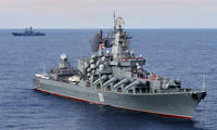 Tàu tuần dương tên lửa Varyag của Nga. (Ảnh: Wikipedia)