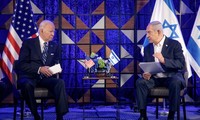 Tổng thống Mỹ Joe Biden và Thủ tướng Israel Benjamin Netanyahu trong cuộc gặp tháng 10/2023. (Ảnh: Reuters)