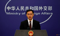 Người phát ngôn Bộ Ngoại giao Trung Quốc Lâm Kiếm. (Ảnh: Reuters)