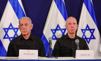 Thủ tướng Israel Benjamin Netanyahu (trái) và Bộ trưởng Quốc phòng Yoav Gallant. (Ảnh: Reuters)