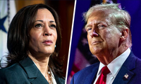 Bà Kamala Harris và đối thủ Donald Trump. (Ảnh: NBC News)